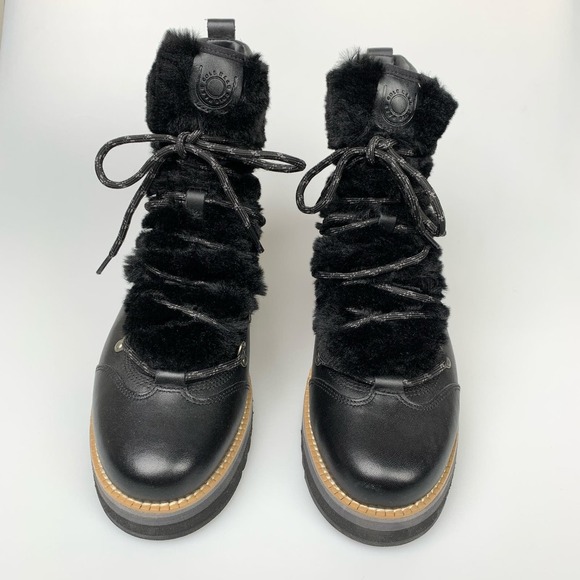 NEW Cole Haan ZeroGrand Lodge Hiker Boot BLACK Waterproof Size 9.5 - Picture 4 of 13
